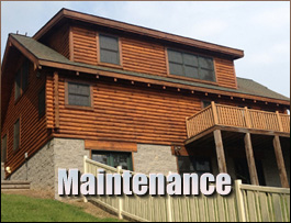  Bohannon, Virginia Log Home Maintenance